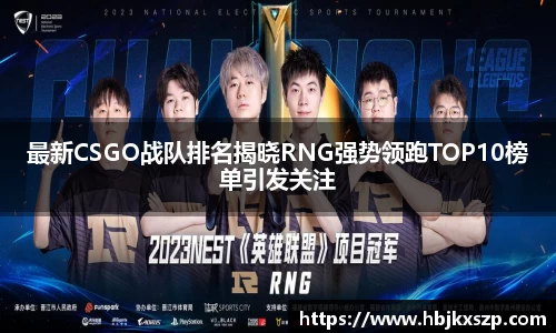 最新CSGO战队排名揭晓RNG强势领跑TOP10榜单引发关注