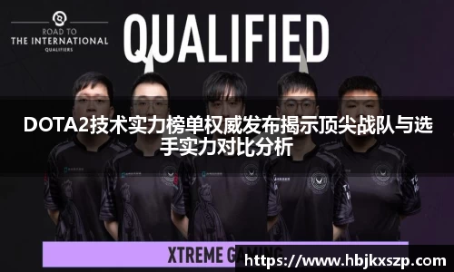 DOTA2技术实力榜单权威发布揭示顶尖战队与选手实力对比分析